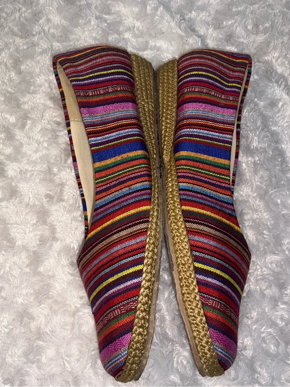 Beacon Multicolor Striped Espadrille Flats